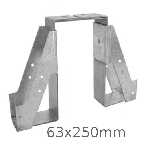 63x250mm Welded Straddle Hanger 100ST